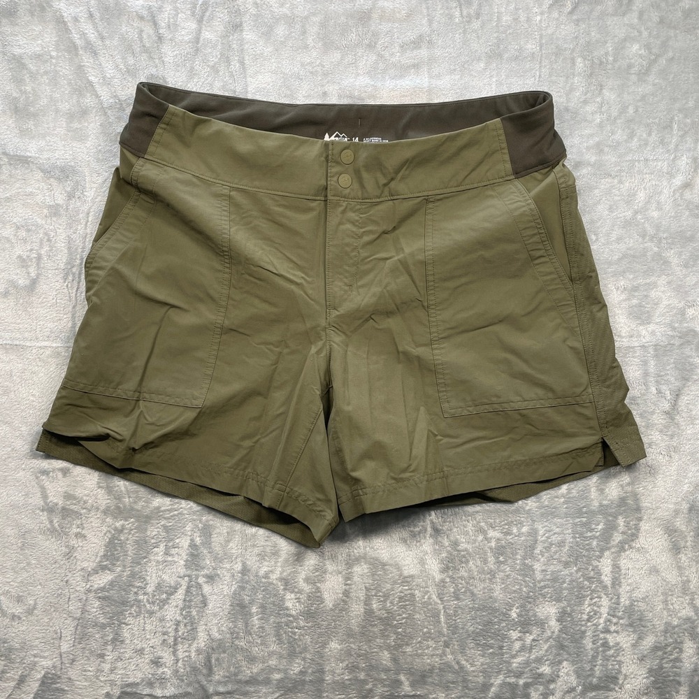 Women’s Athletic Shorts - Olive with Dark Waistband